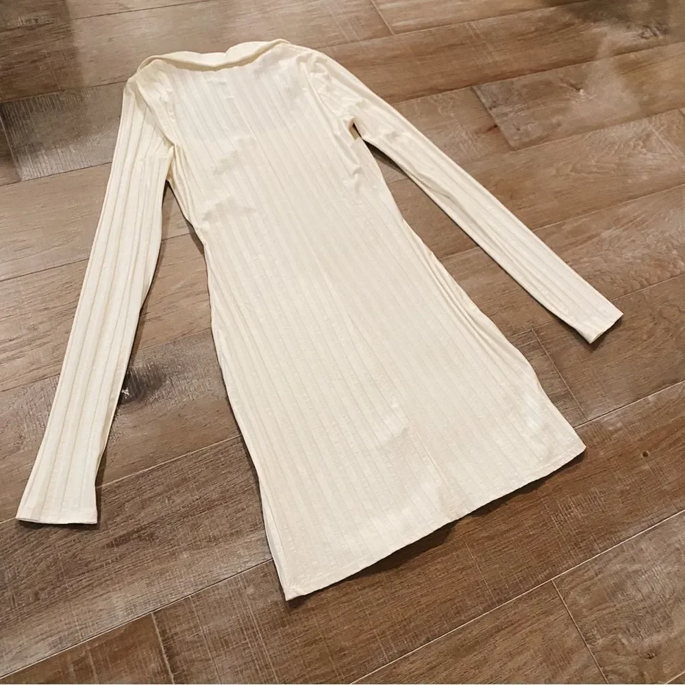 Reformation Vittoria Dress in Ivory Sz M